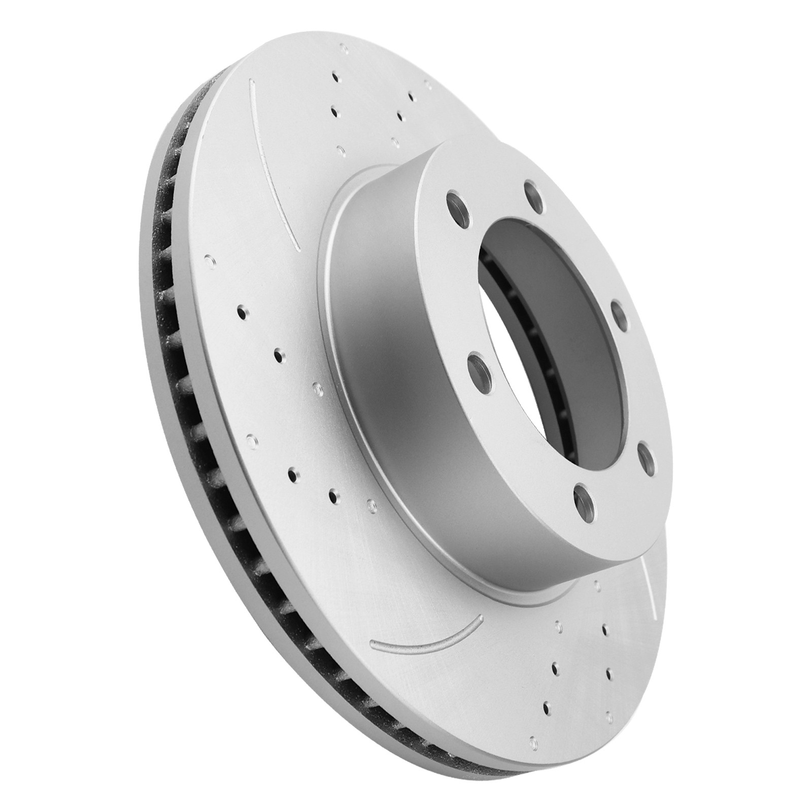 12.6in Front Drilled Brake Rotors Ceramic Brake Pads for Toyota Sequoia Tundra
