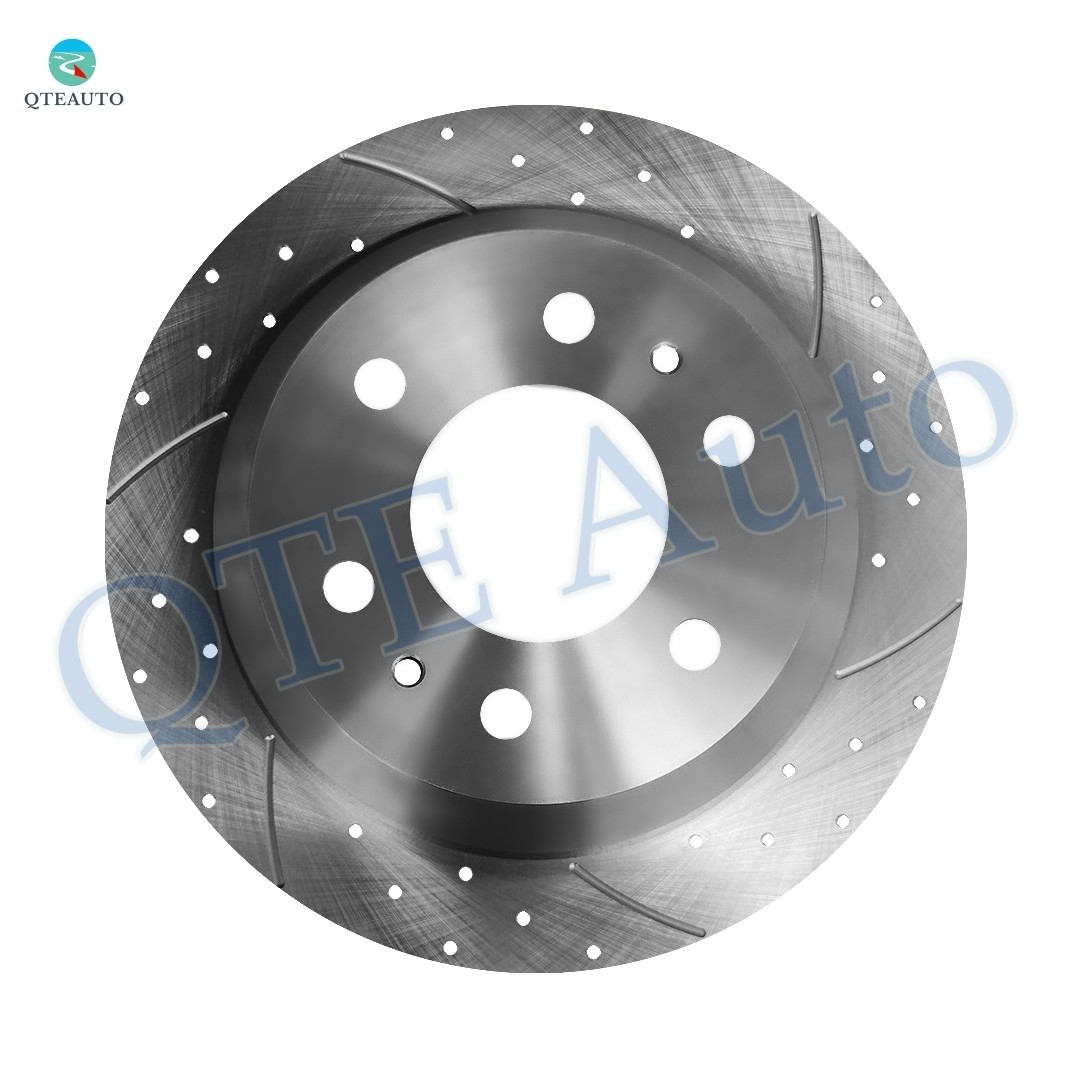 Set 4 Front 303mm-Rear 278mm Drilled Brake Rotors For 2000-2005 Chevrolet Impala