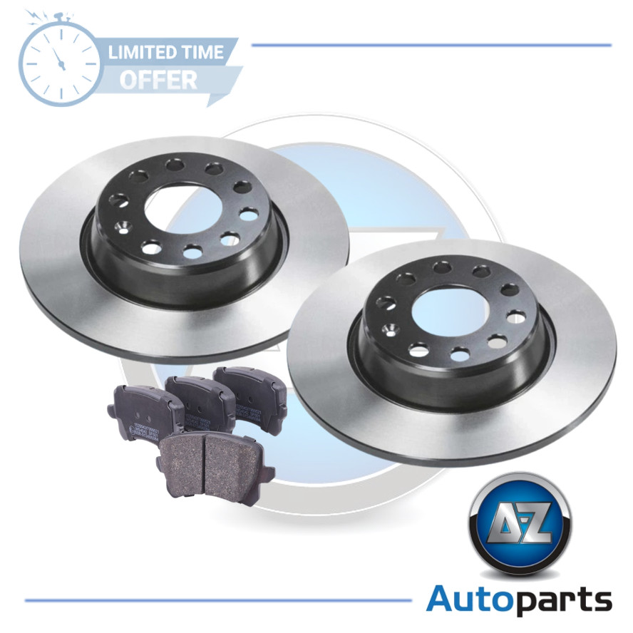 For SEAT – Alhambra 2.0D 2010-2022 Rear 282mm Solid Brake Discs and Pads