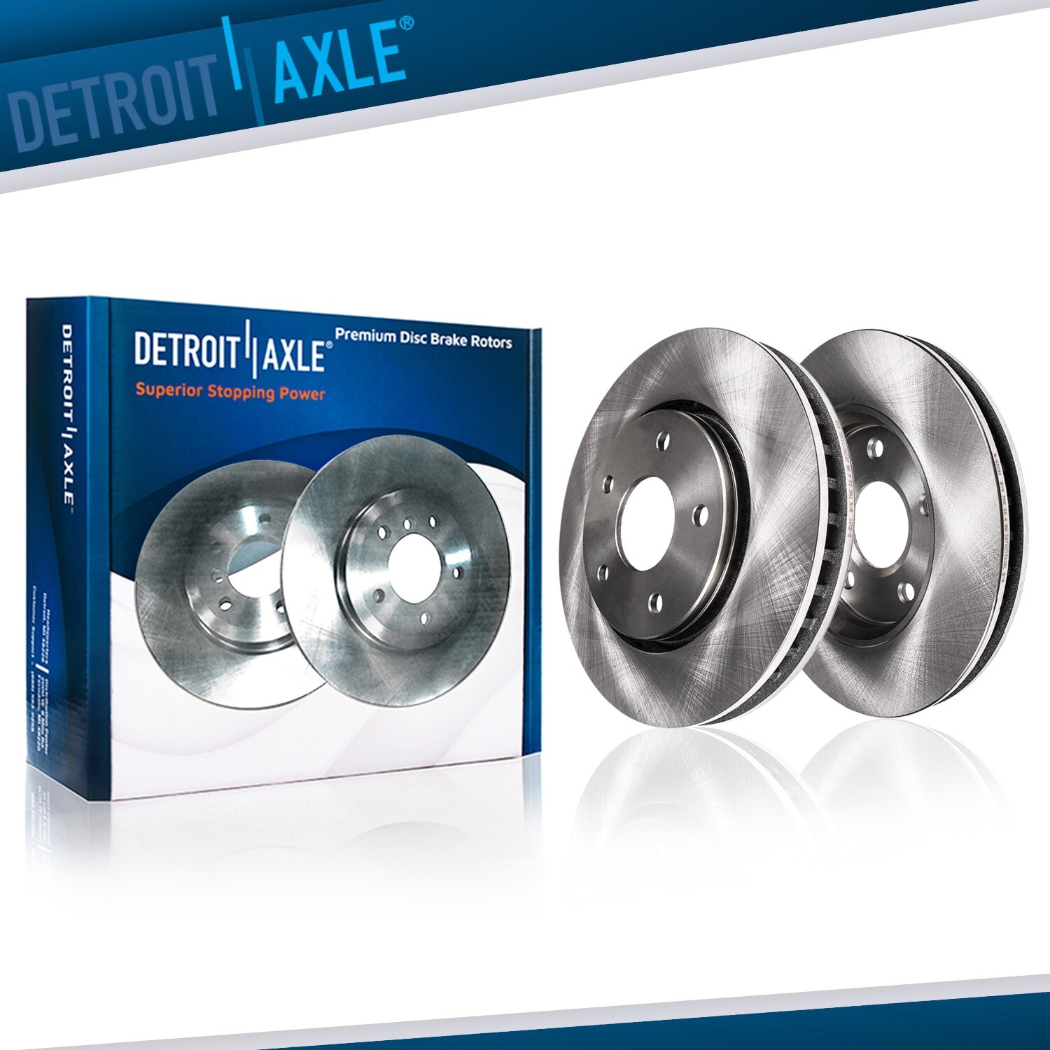 12.99 inch (330mm) Pair Front Disc Brake Rotors Set for 2019-2023 Infiniti QX50
