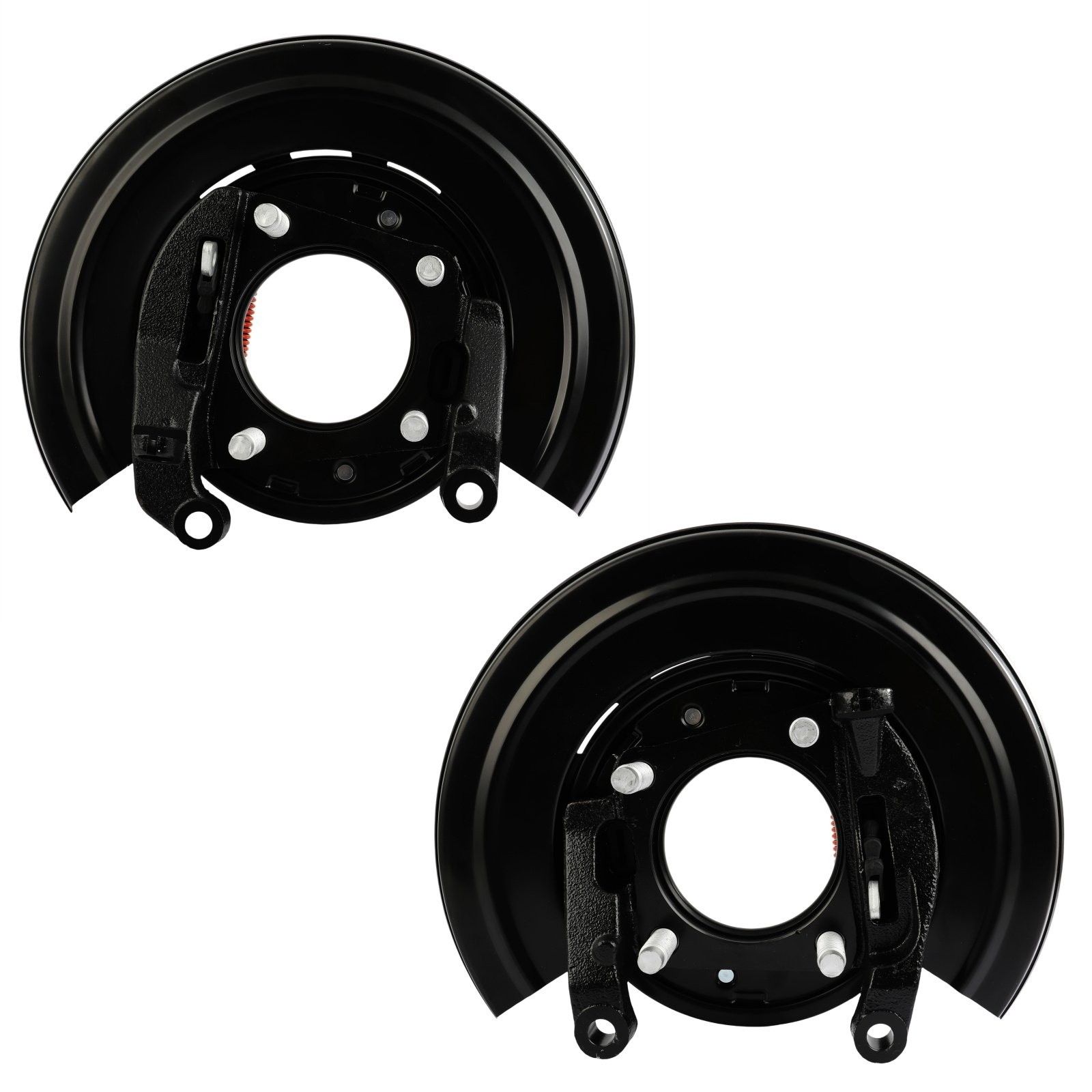 Rear LH+RH Brake Dust Shield Backing Plates For Ford F250 F350 Excursion Truck