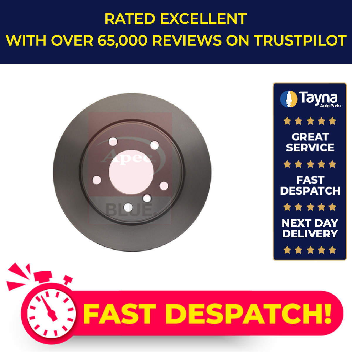 2x Brake Discs Pair Solid fits BMW 116 E81, E87 2.0 Rear 08 to 11 N43B20A 280mm