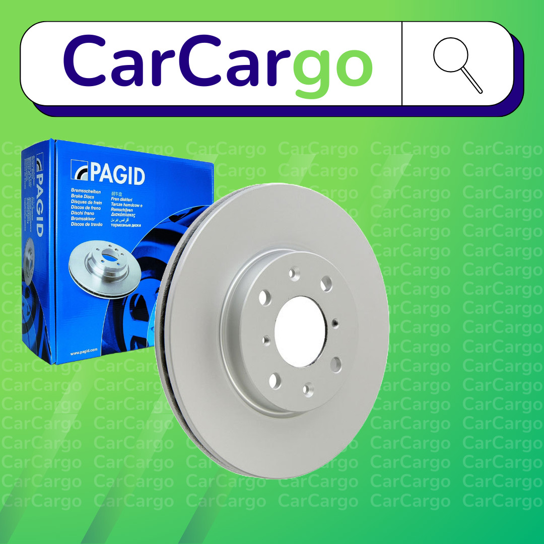 Pagid Vented Front Brake Discs Pair For Opel Agila 1.0 LPG 2010-2011 252 mm