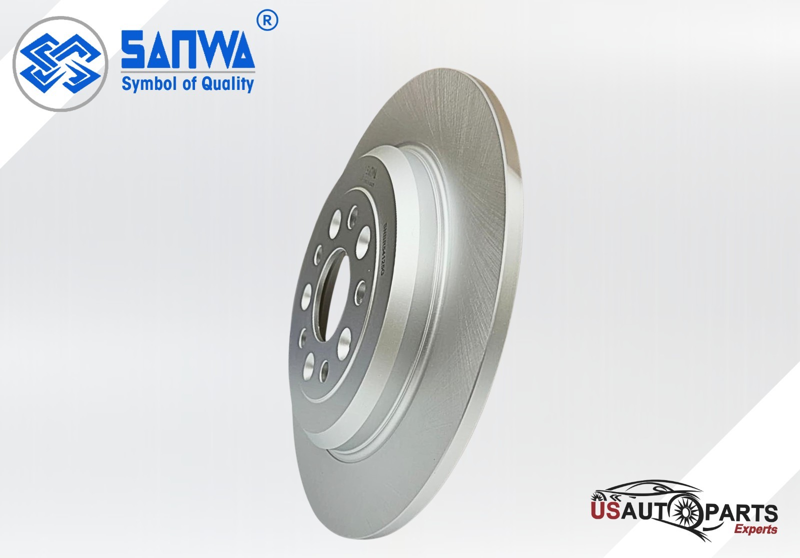 REAR BRAKE ROTOR SOLID & GEOMET COATED 330 MM FOR FORD EXPLORER EDGE 05-19 2.3L
