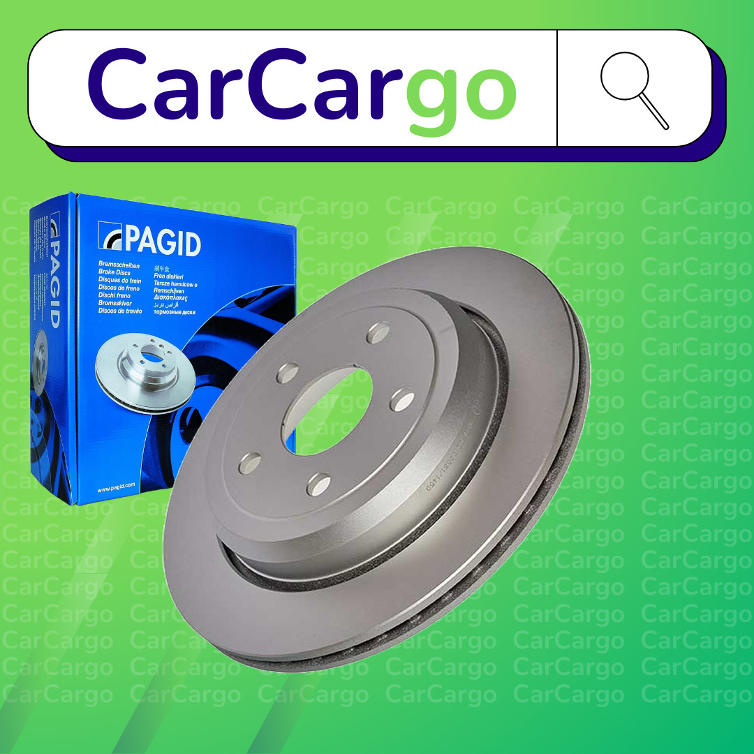 Pagid Vented Rear Brake Discs Pair For Dodge Durango 5.7 AWD 2011-2024 330 mm