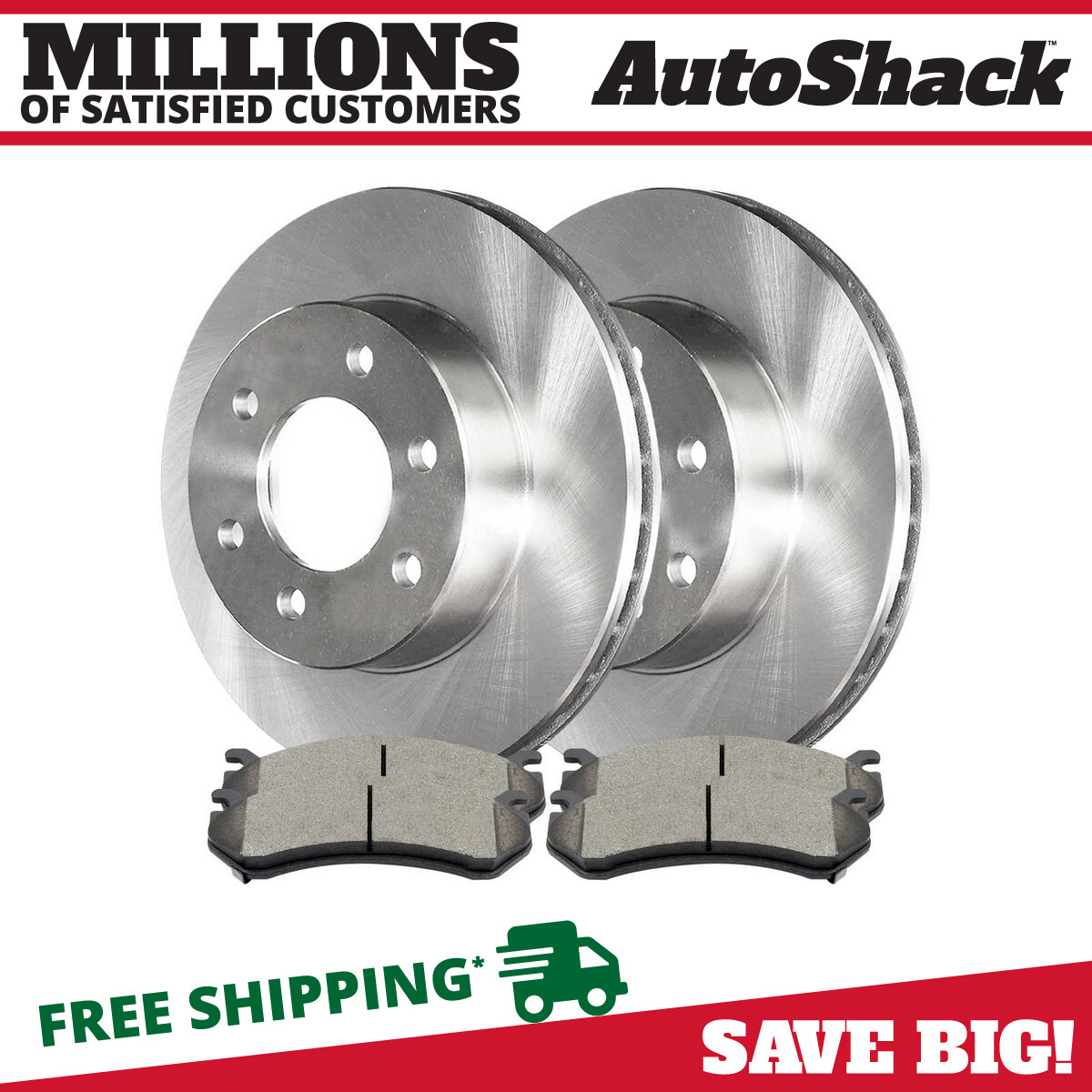 Front Brake Rotors & Pads for Chevy Express 1500 2007 Silverado 1500 Classic V8