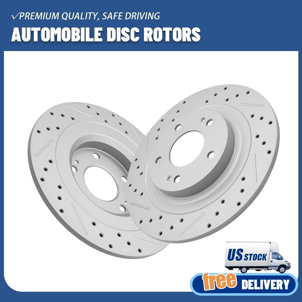 302mm Rear Solid Brake Rotors Set For Asx Eclipse Cross Outlander Phev Sport Rvr