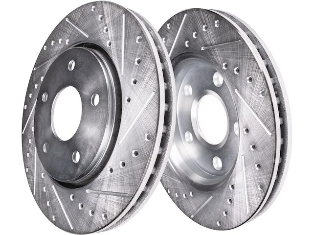 For 2016-2018 Cadillac CT6 Brake Rotor Set Rear Detroit Axle 45682FJHN 2017