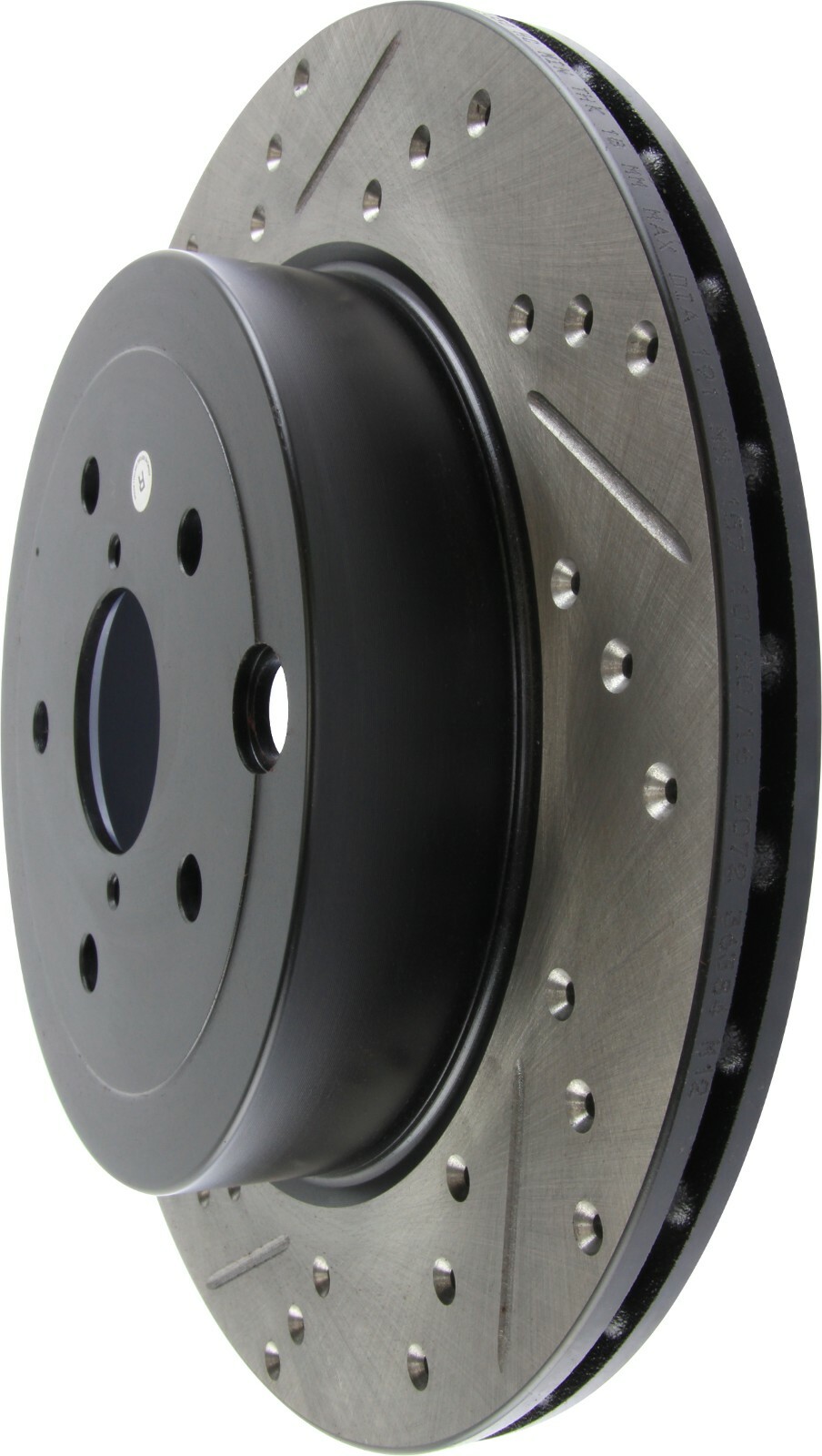 StopTech Sport Drilled & Slotted 1-Piece Rear for Brake Rotor 13-17 WRX STI