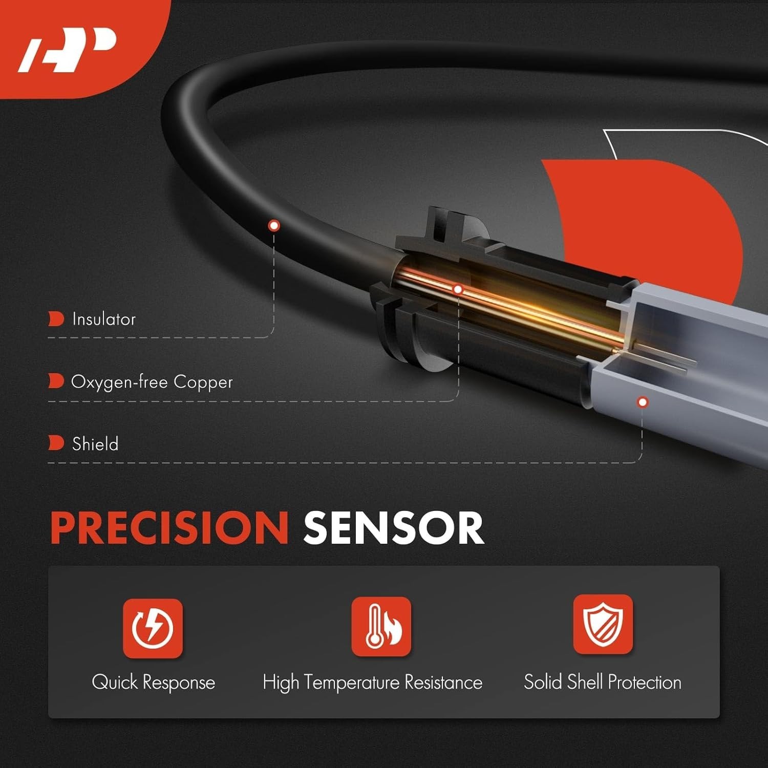 Front and Rear Disc Brake Pad Wear Sensors Compatible with BMW E46 Series