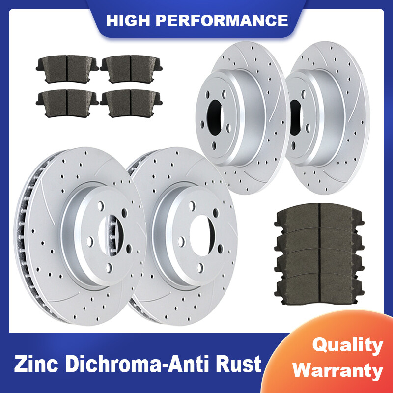 Front Rear Brake Rotors Brake Pads for Charger Challenger Magnum Chrysler 300