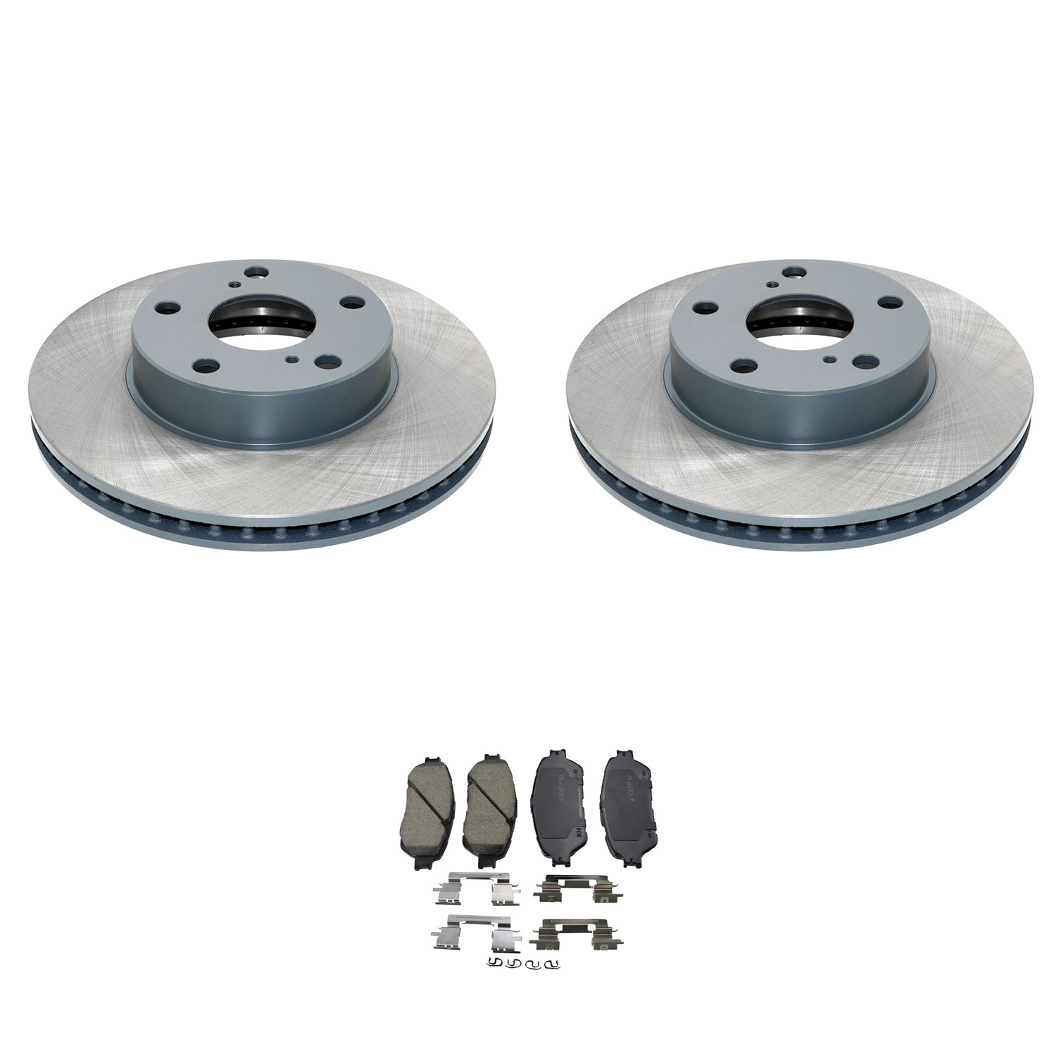 DuraGo Front Rotors Akebono ProACT Ceramic Disc Brake Pads Kit For Toyota Tacoma