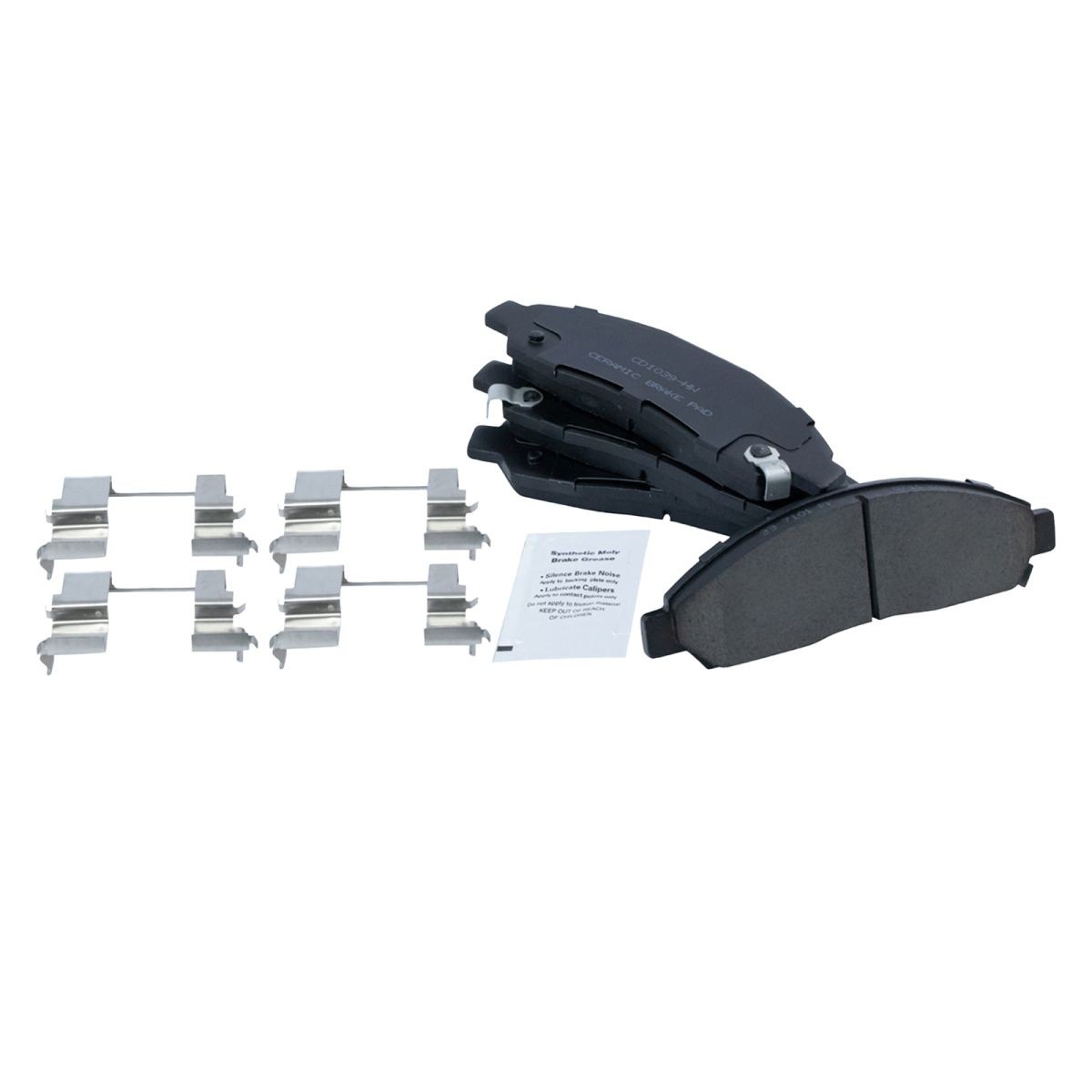 TRQ Front Brake Pad & Rotor Kit Premium G-Coated Ceramic For Chevrolet GMC Isuzu
