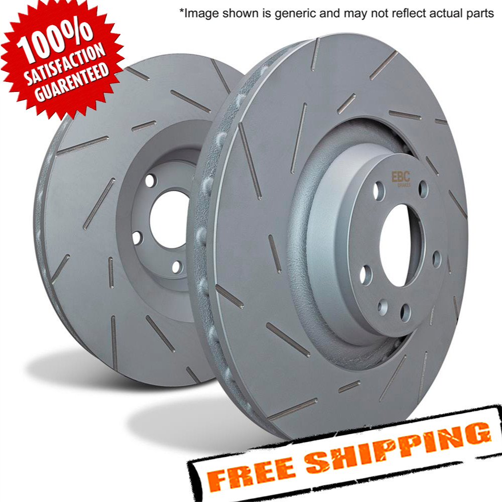 EBC USR BlackDash Series Sport Slotted Brake Rotors for 94-98 Nissan 240SX