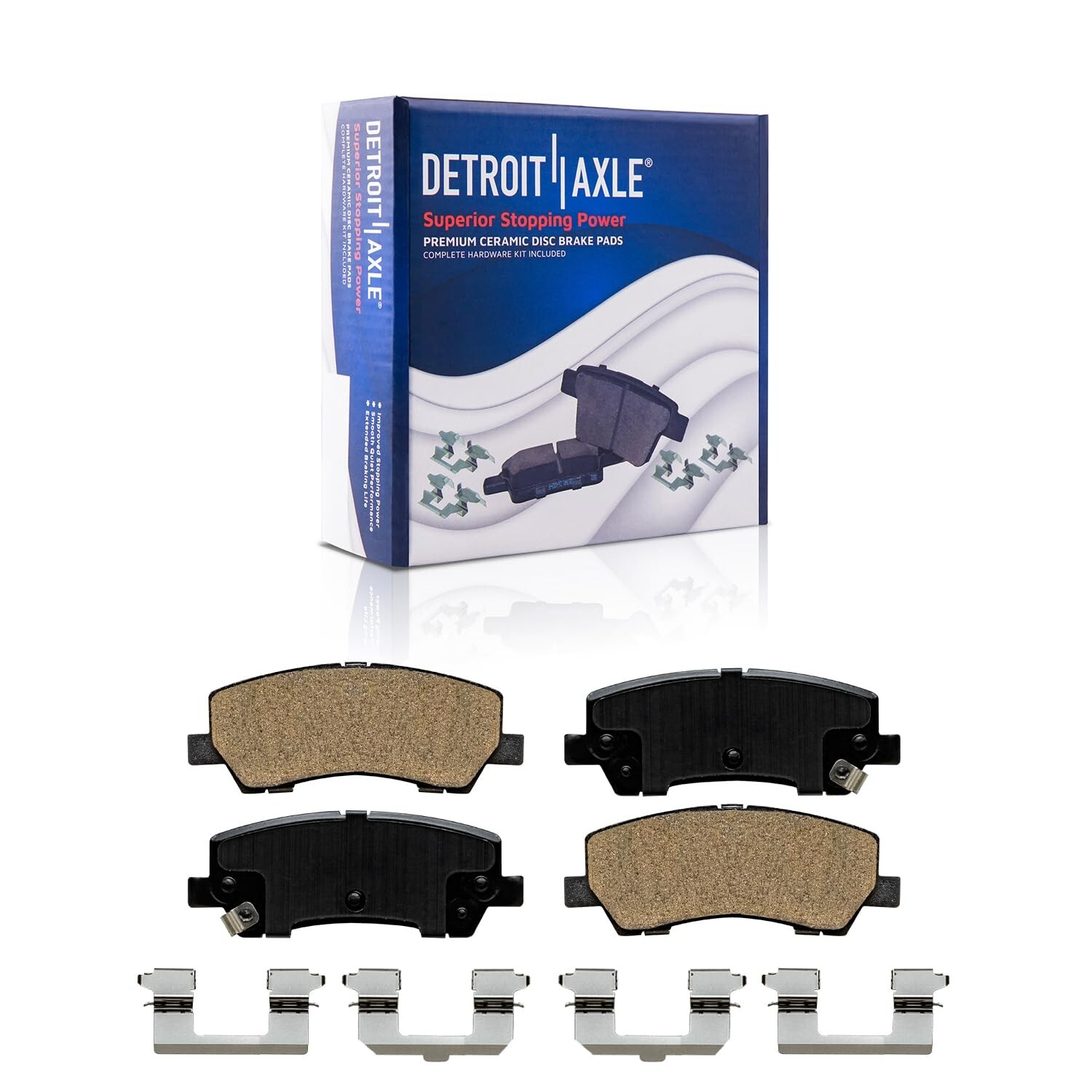 8pc Front Rear Drilled Brake Rotors Brake Pads for 2016 2018 – 2021 Ford Mustang