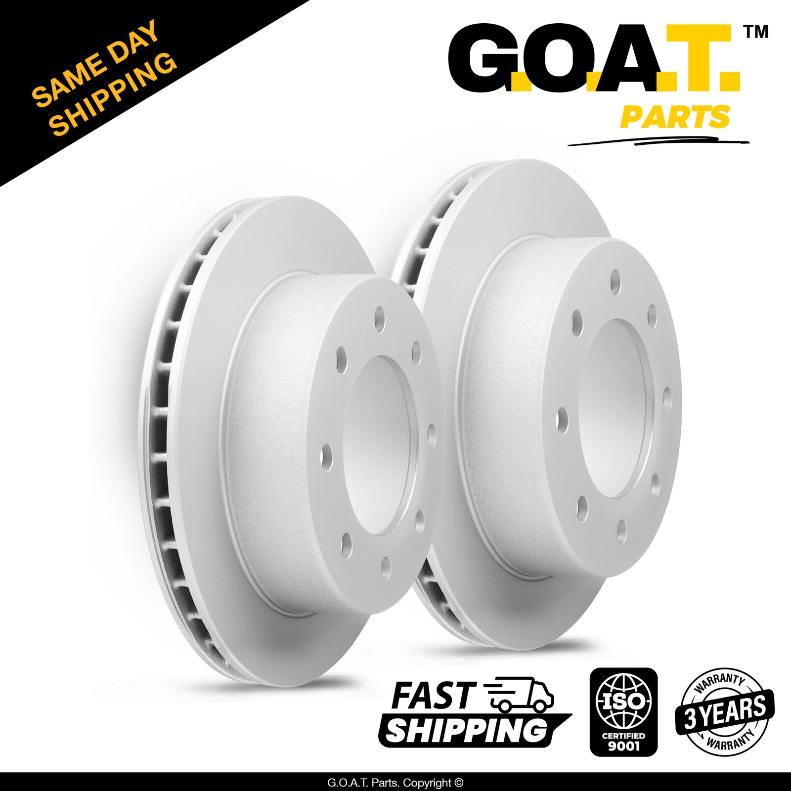 Rear Brake Rotor for 03-24 Chevy Express 2500 3500 GMC Savana 2500 3500 12.99 in