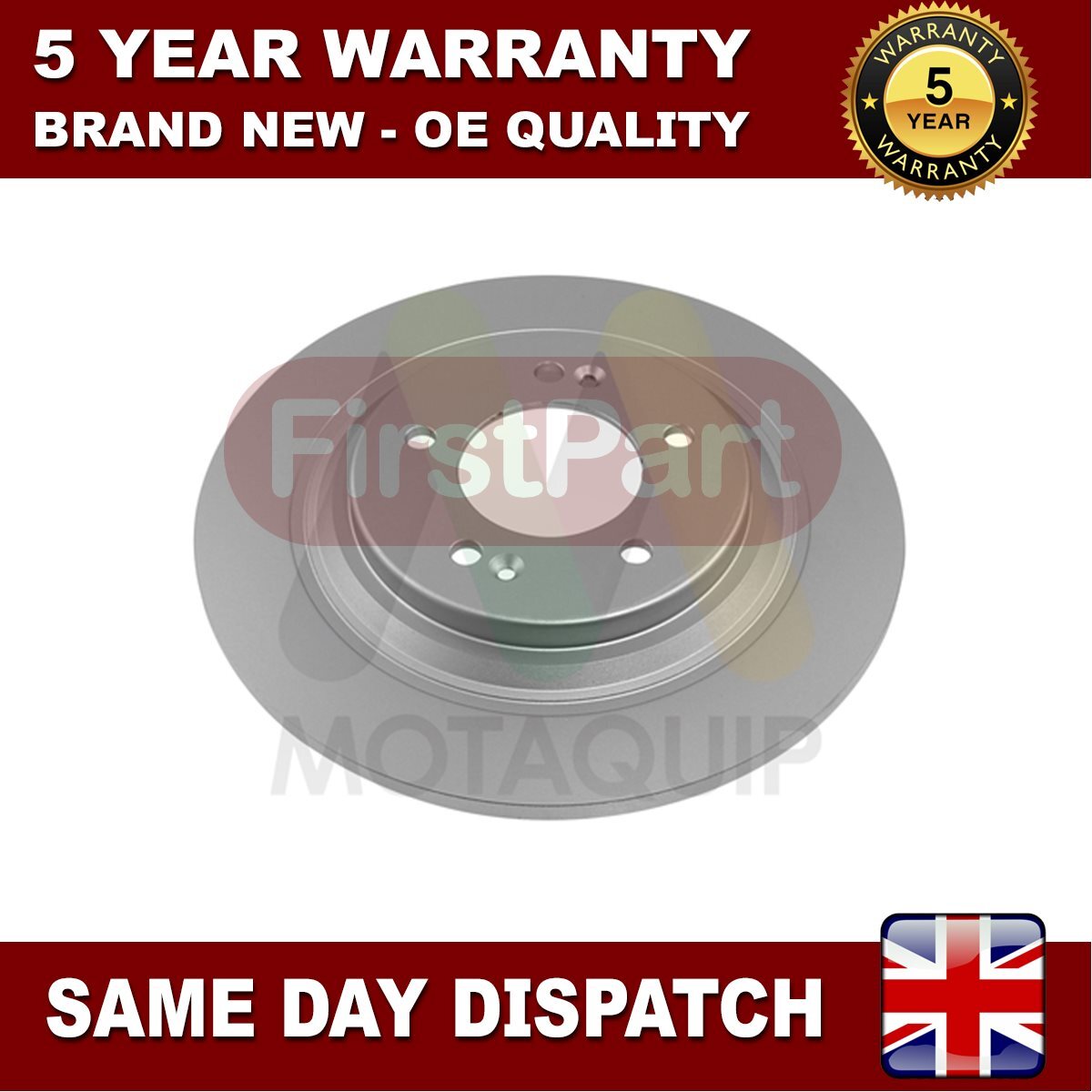 Fits Kia Niro 2018-2022 Optima 2010- Firstpart Rear 1x Brake Disc 58411D4650