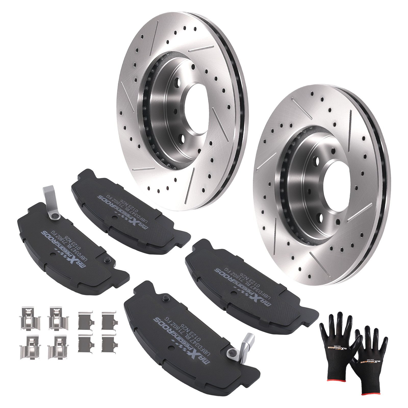 Front Brake Rotors and Pads Kit for Honda Civic 1990-2000 CRX 1990-1991 S31029