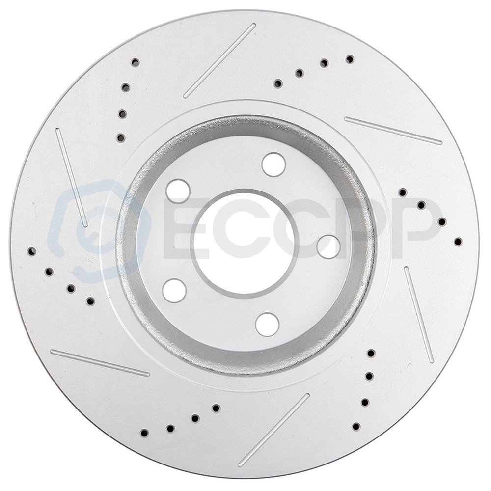 Front Drill Brake Rotors Ceramic Pads & Wheel Hub Bearings For Chevrolet Pontiac