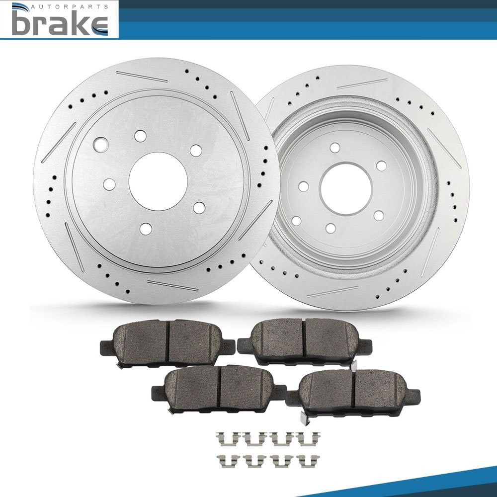 Rear Brake Rotors And Pads For Nissan Murano Pathfinder Quest For Infiniti FX35
