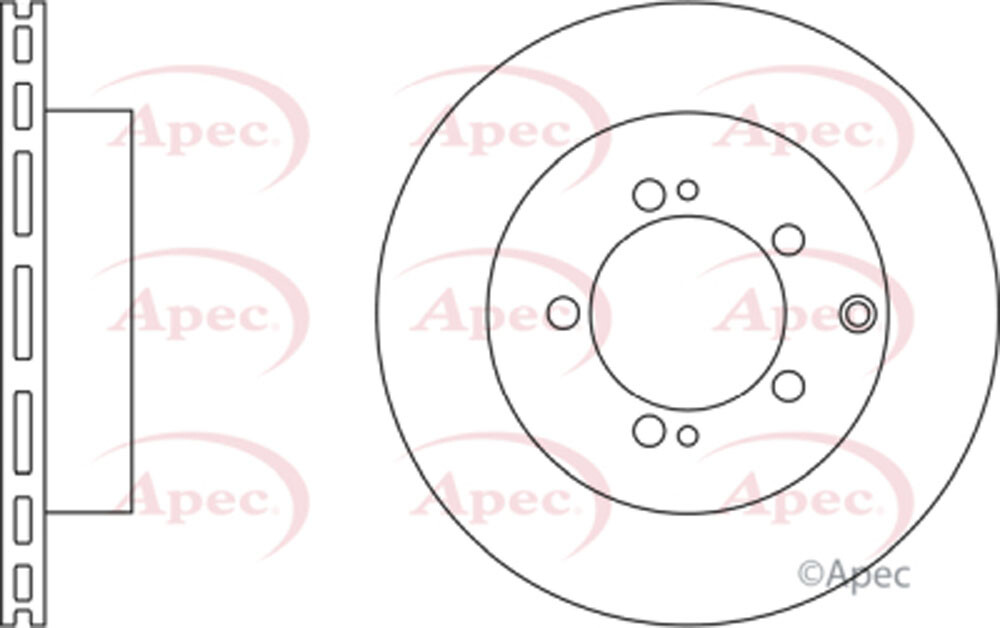 Fits Mitsubishi Space Wagon 1998-2004 2.0 2.4 2.5 Brake Disc Rear Mity MR128661