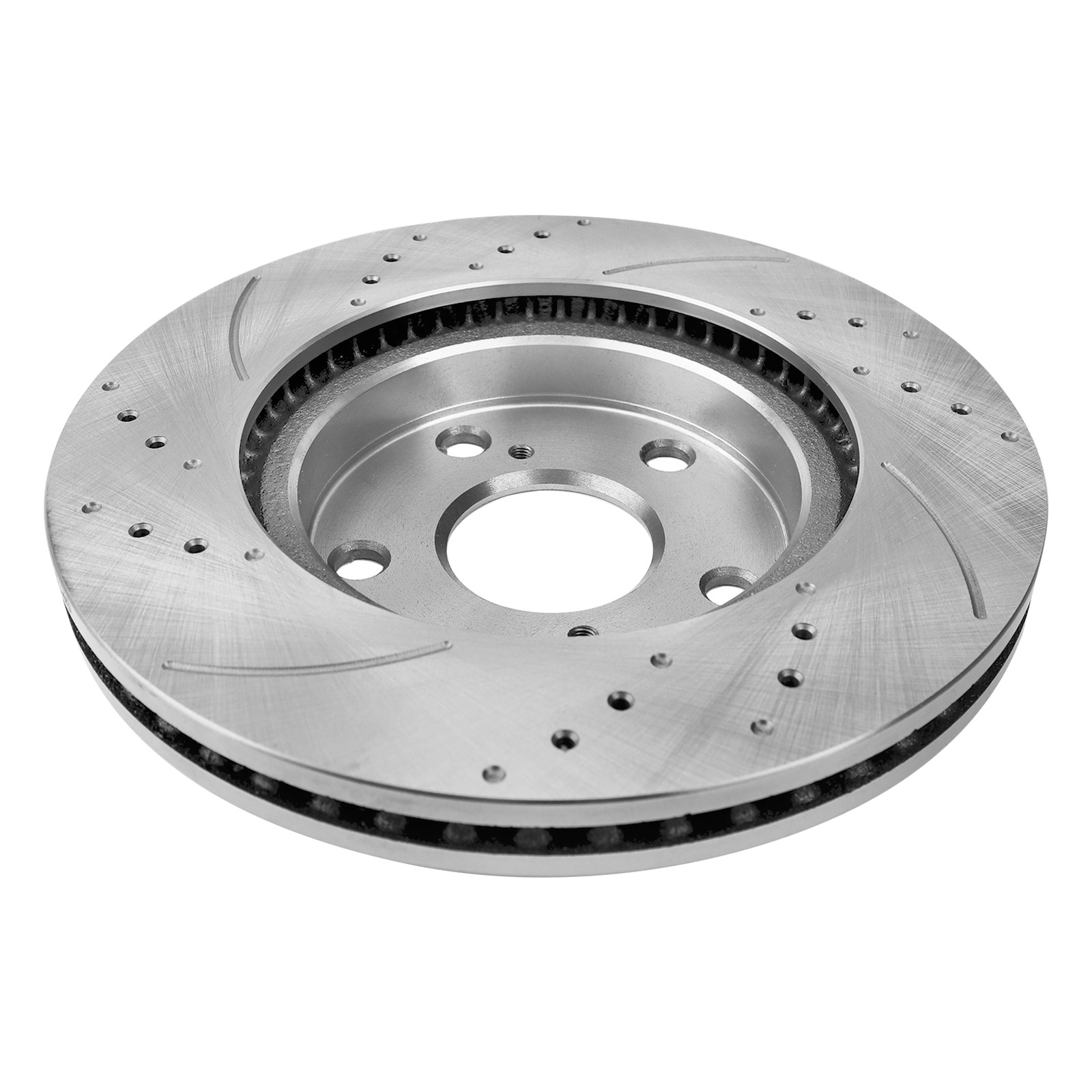Front Drilled Rotors Calipers Brake Pad for Toyota RAV4 2010-2012 Lexus HS250h