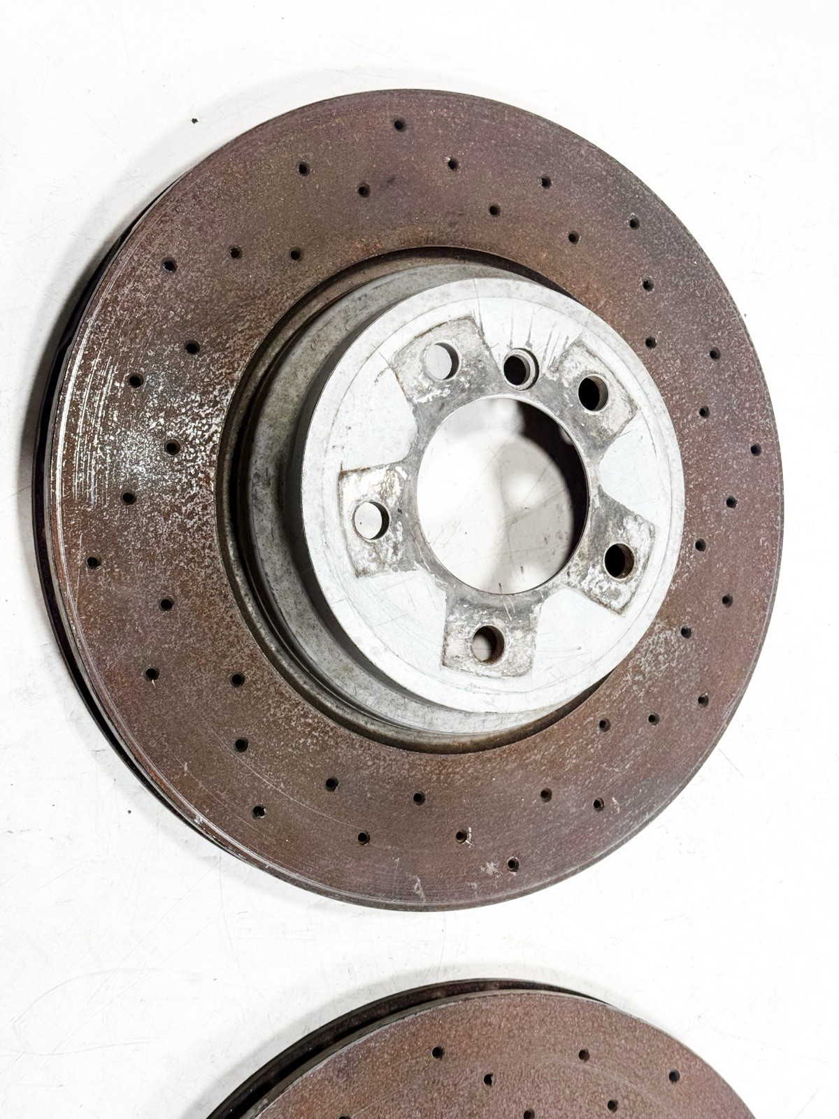 BMW 335i 335XI E93 E90 E92 Powersport Drilled Rotors Set Of 2