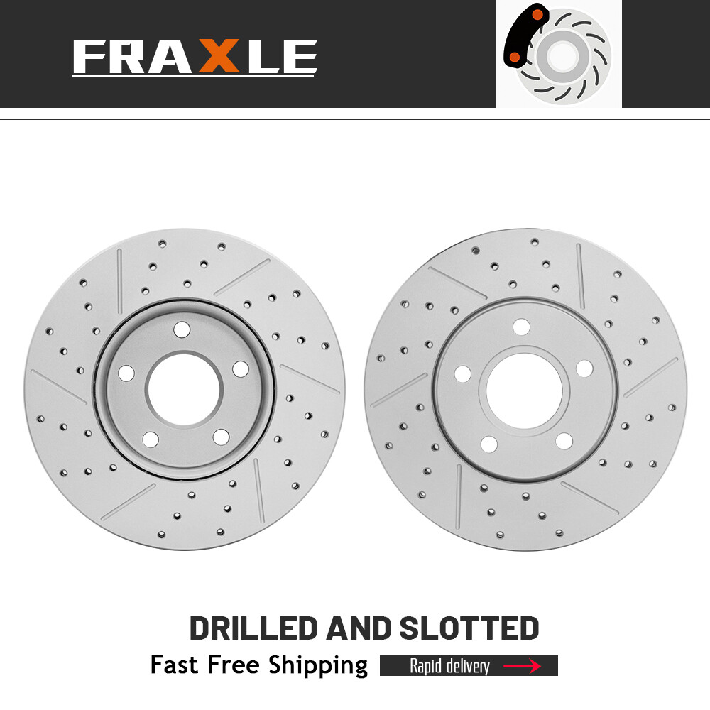 278mm Front Brake Rotors for Ford Focus no ST/RS C-Max Hybrid Volvo C30 S40 5Lug
