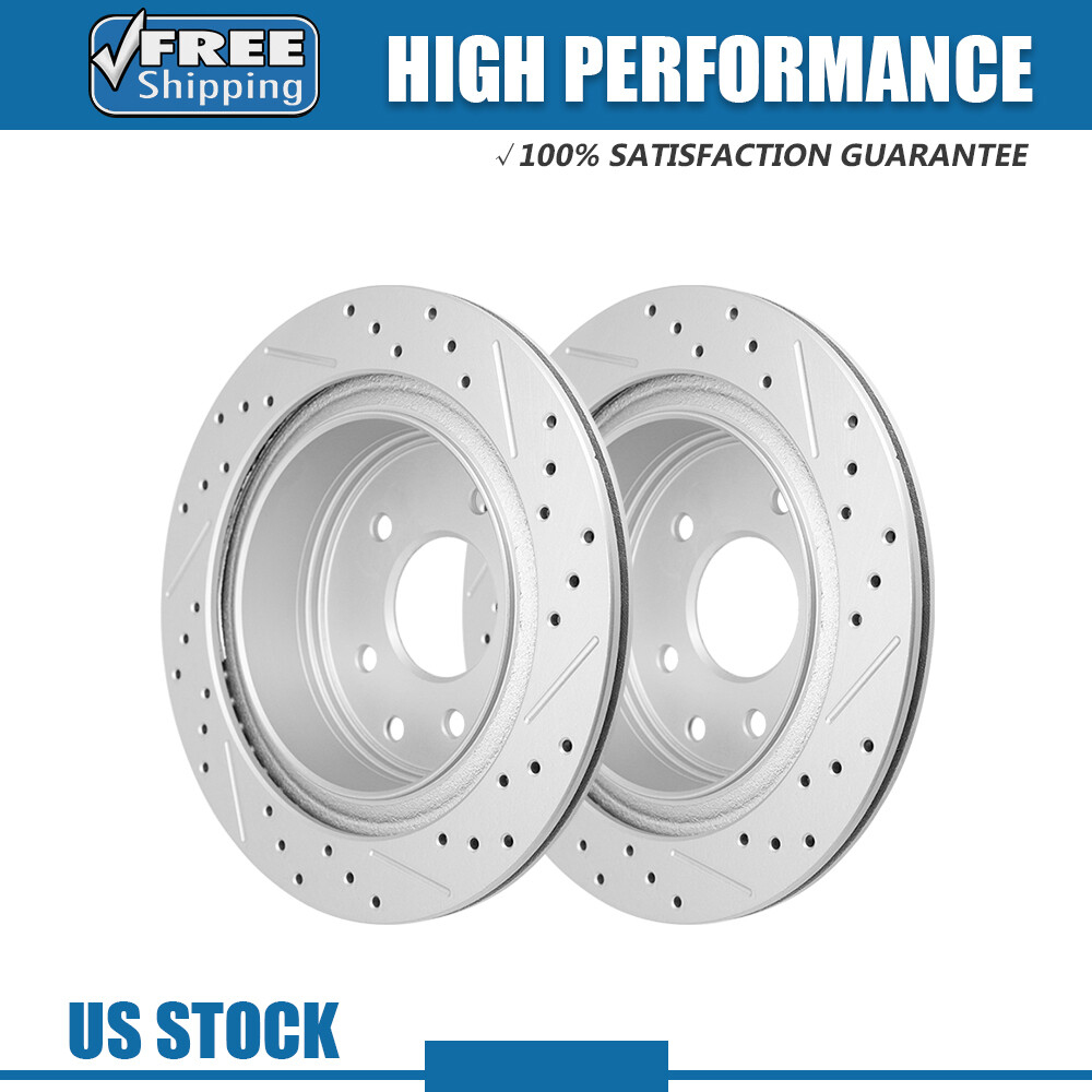 Rear Brake Rotors for Nissan Rogue 350z Juke X-Trail Leaf Infiniti G35