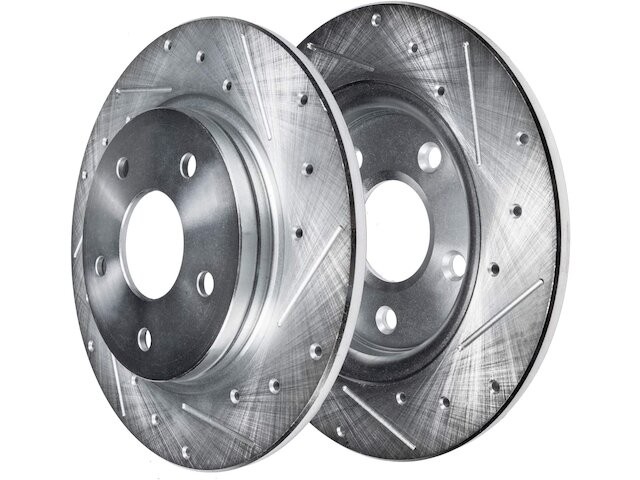 For 2016 Scion iM Brake Rotor Set Rear Detroit Axle 56992JFNG Base Brake Rotor