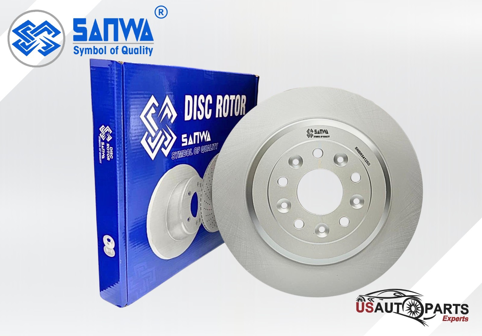 REAR BRAKE ROTOR SOLID & GEOMET COATED 330 MM FOR FORD EXPLORER EDGE 05-19 2.3L