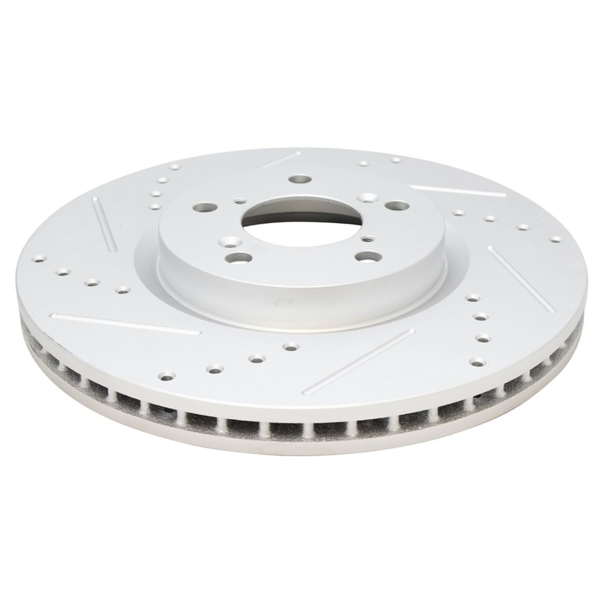 TRQ Performance Disc Brake Rotor Drilled Slotted Front & Rear Kit New
