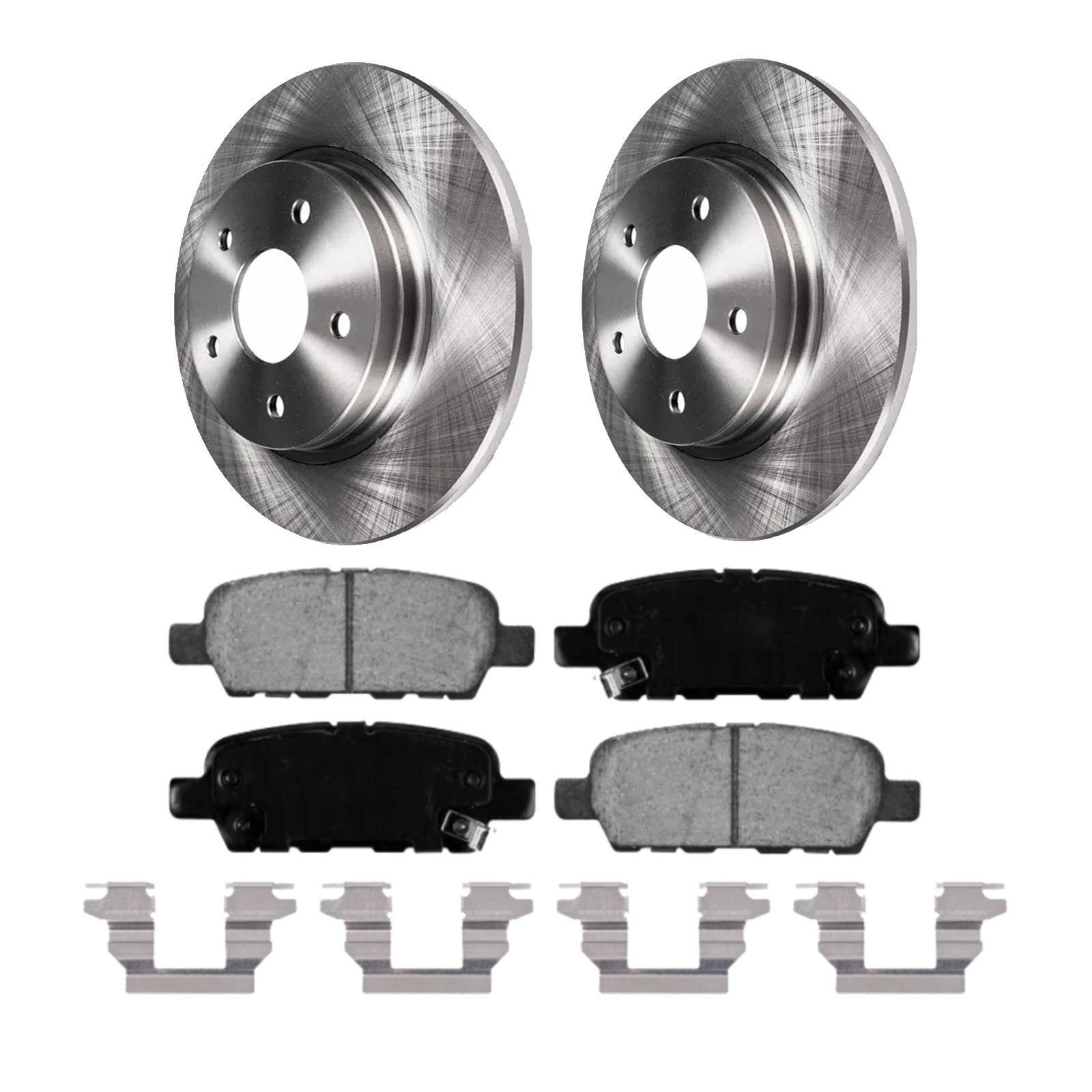 Rear Brake Rotors & Ceramic Pads Kit for Nissan Altima 2002-2018