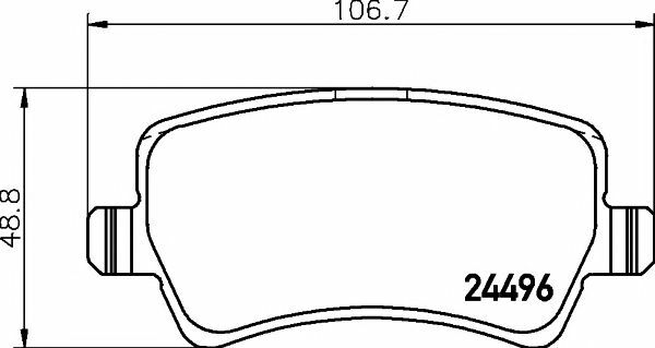 TEXTAR Rear Axle BRAKE DISCS + BRAKE PADS SET for VOLVO V70 III D5 2007-2009