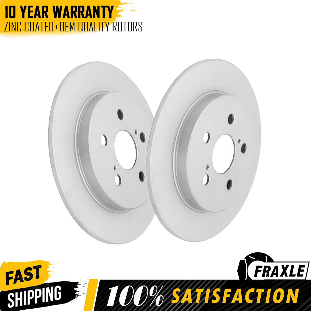 2PCS Rear Brake Rotors for Toyota Corolla Matrix Prius Lexus CT200h Pontiac Vibe