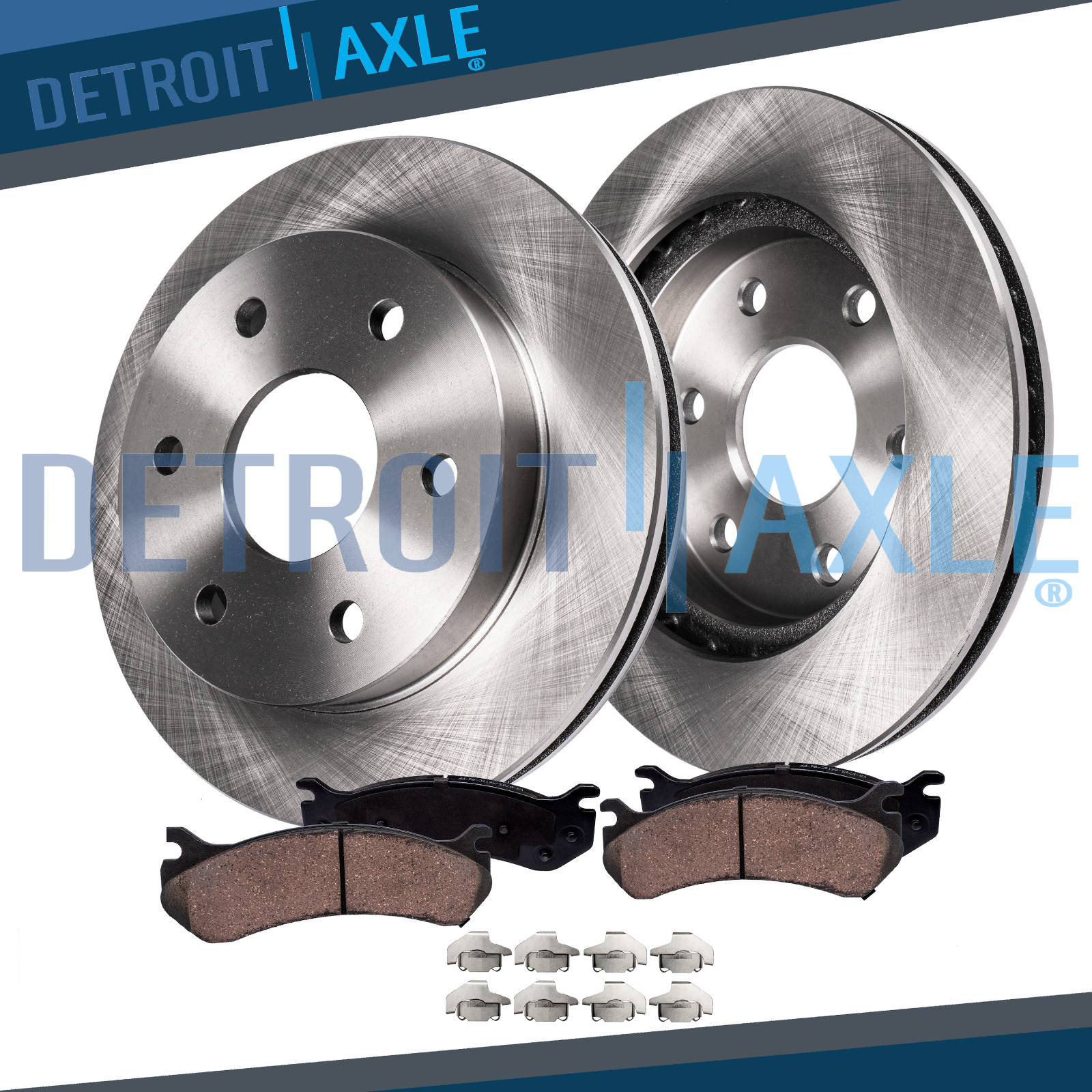 Rear Brake Rotors + Ceramic Pad for 2010 2011 2012-2016 Cadillac SRX Saab 9-4X