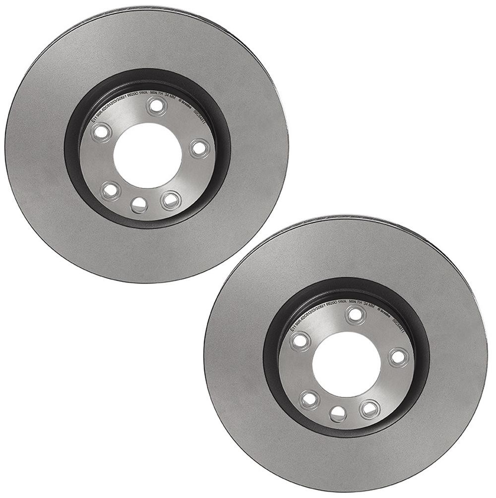 Brembo Pair Set 2 Front 360mm PVT Brake Disc Rotors for Porsche Cayenne Touareg