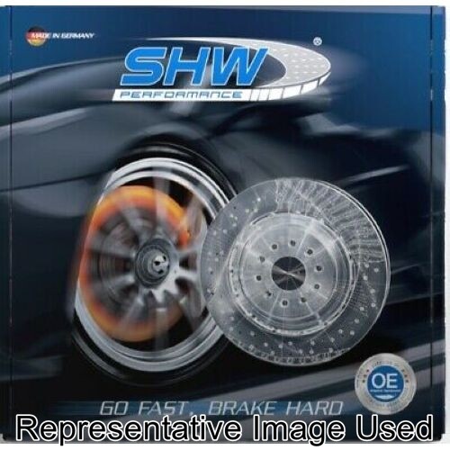 SHW Performance PFL47523 Front Left Rotor 390 mm For Porsche Cayenne 4.8L 11-18