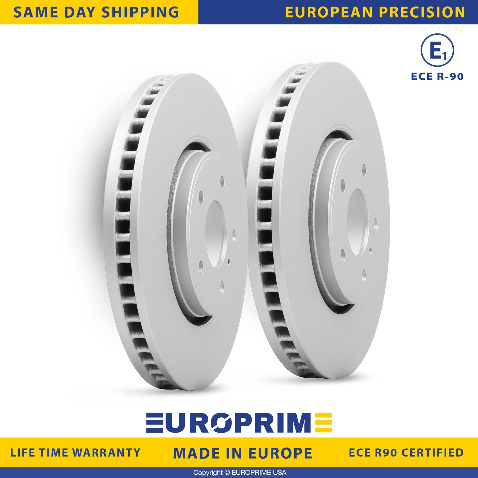 12.6 in Front Brake Rotor Set for 05-12 INFINITI FX35 13 FX37 05-08 FX45 14 QX70
