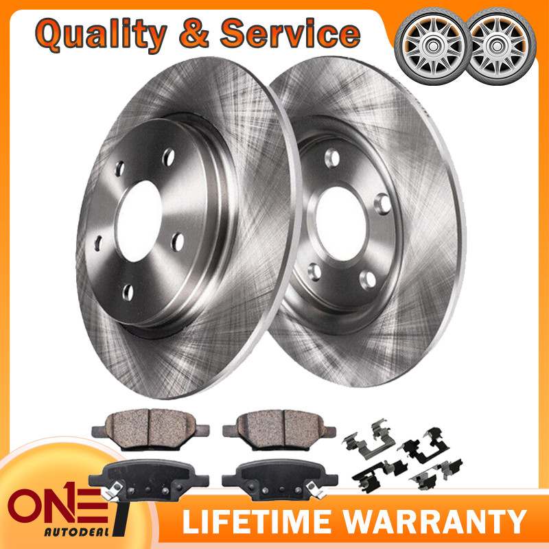 For Chevrolet Impala Impala Limited Brake Rotors with Pads Rear 2011-2016 270MM
