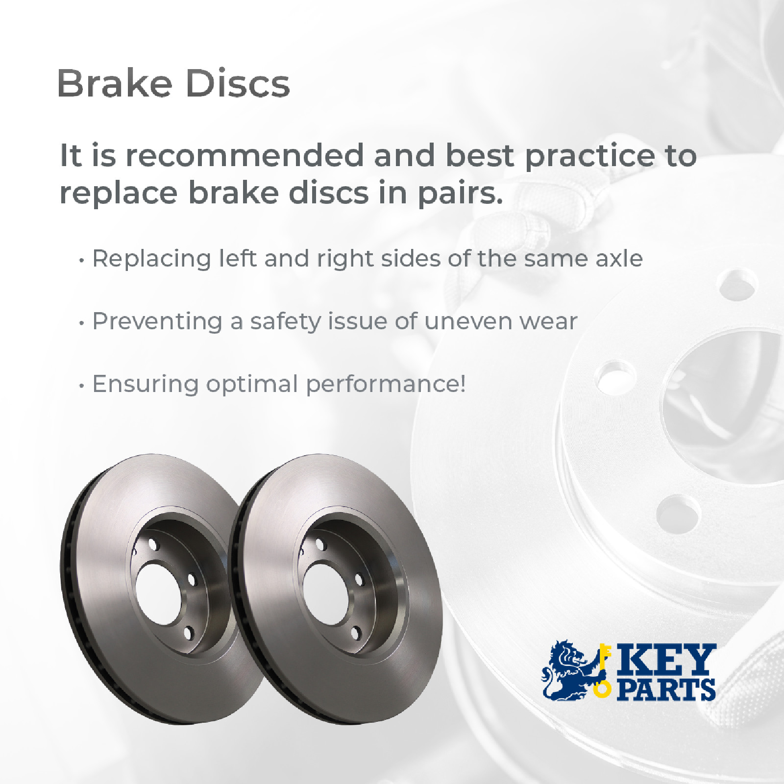 2x Brake Discs Pair Vented fits AUDI S3 8V, 8YA, 8YS 2.0 Front 2012 on 340mm Set