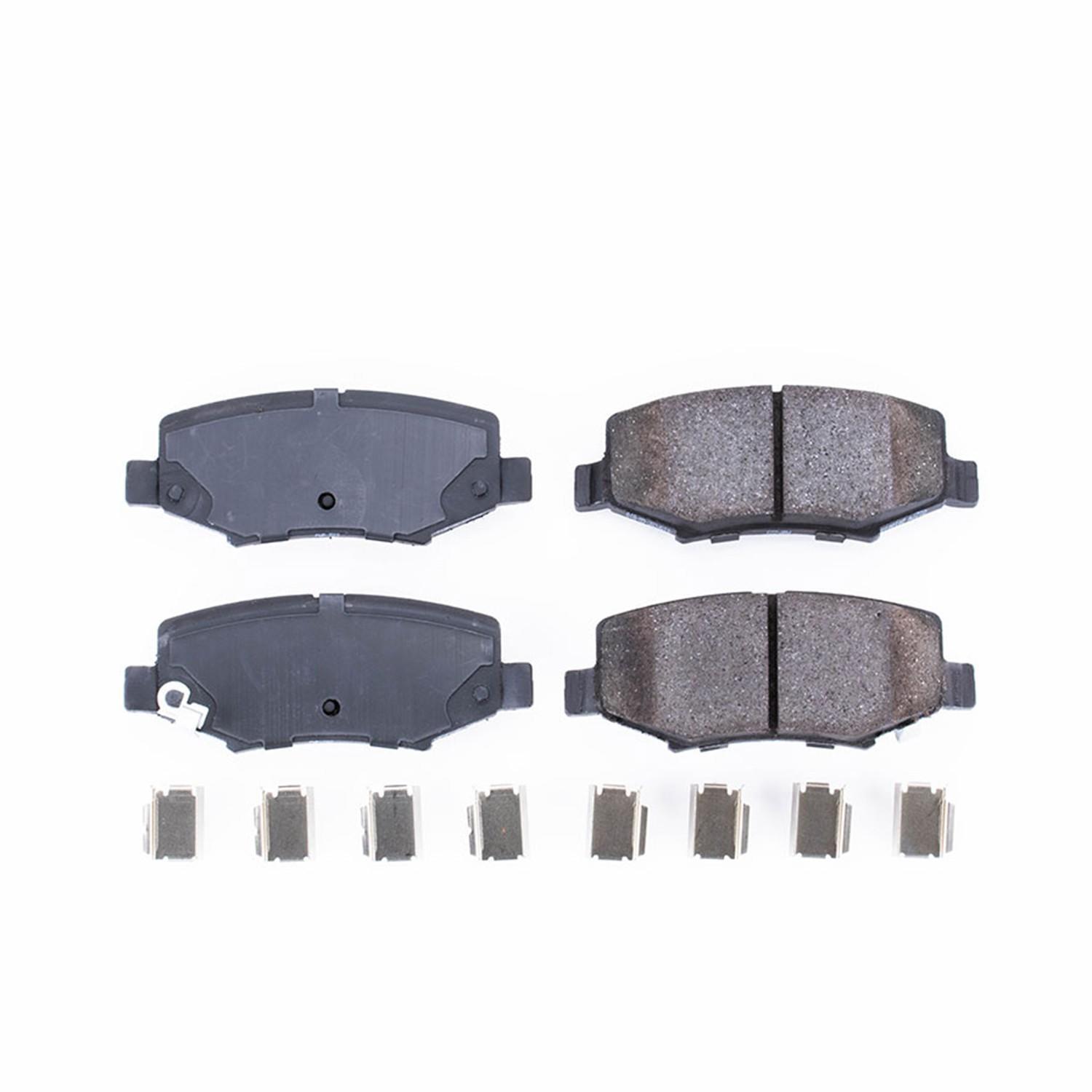 Front & Rear Brake Rotors & Ceramic Brake Pads Set for 07-17 Jeep Wrangler JK