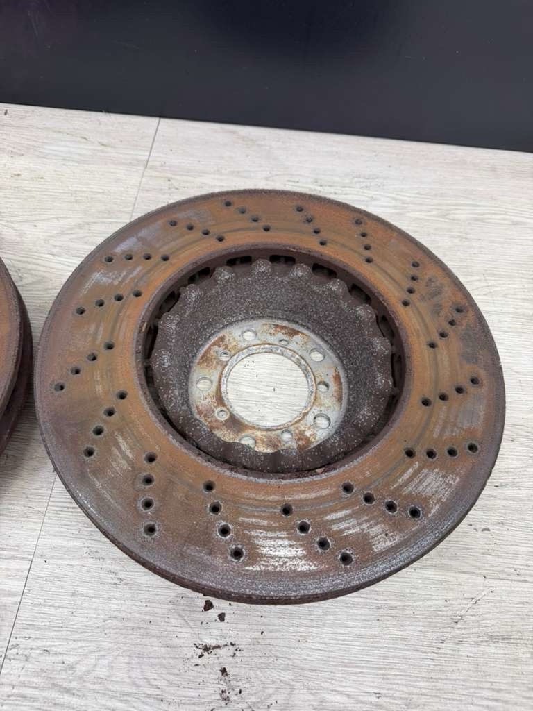 OEM 06-10 BMW E60 E63 E64 M5 M6 FRONT BRAKES DISCS ROTORS