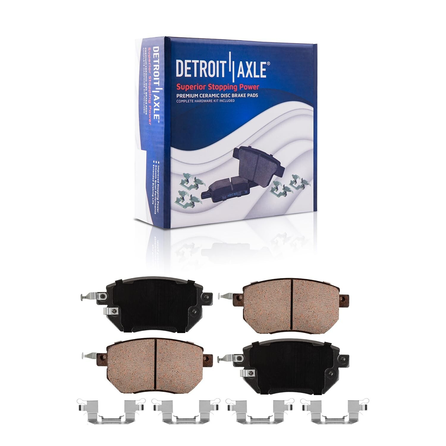 Front & Rear Disc Rotors + Ceramic Brake Pads for 2005 2006 2007 Nissan Murano