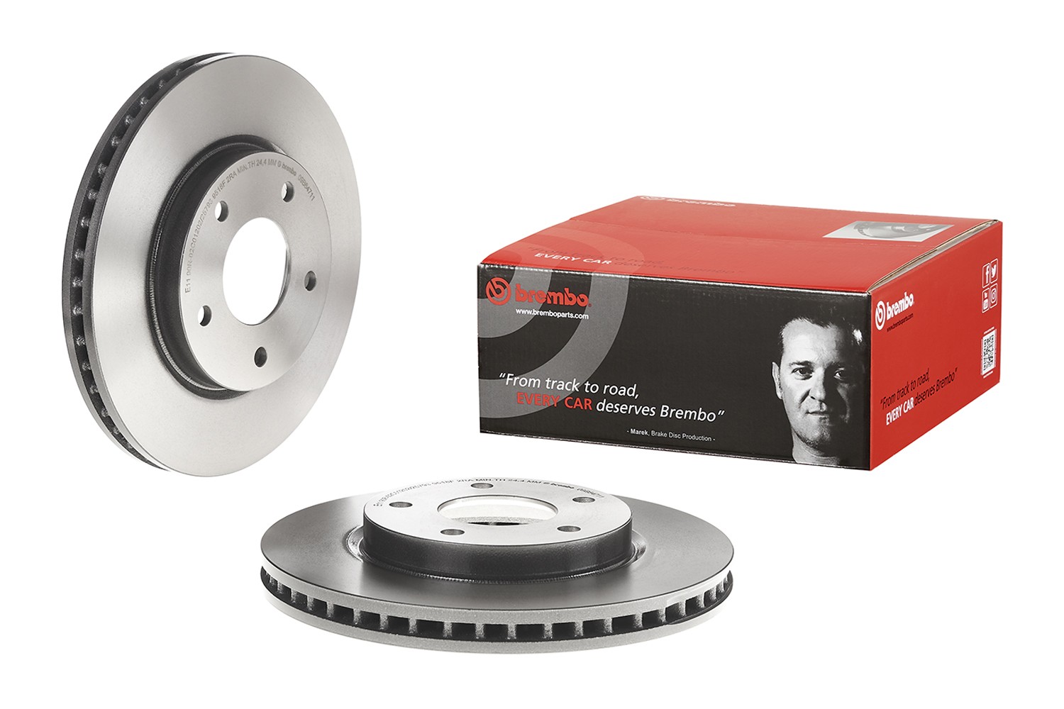 Brembo Front Left or Right 276mm Brake Disc Rotor For Mitsubishi Lancer ES DE