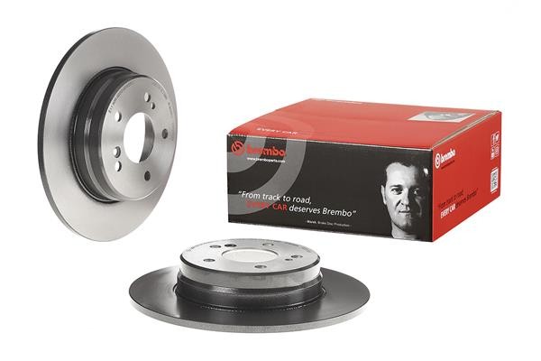 2x Brake Discs Pair Solid Rear 290mm 08.7211.21 Brembo Set 1244231112 2034230412