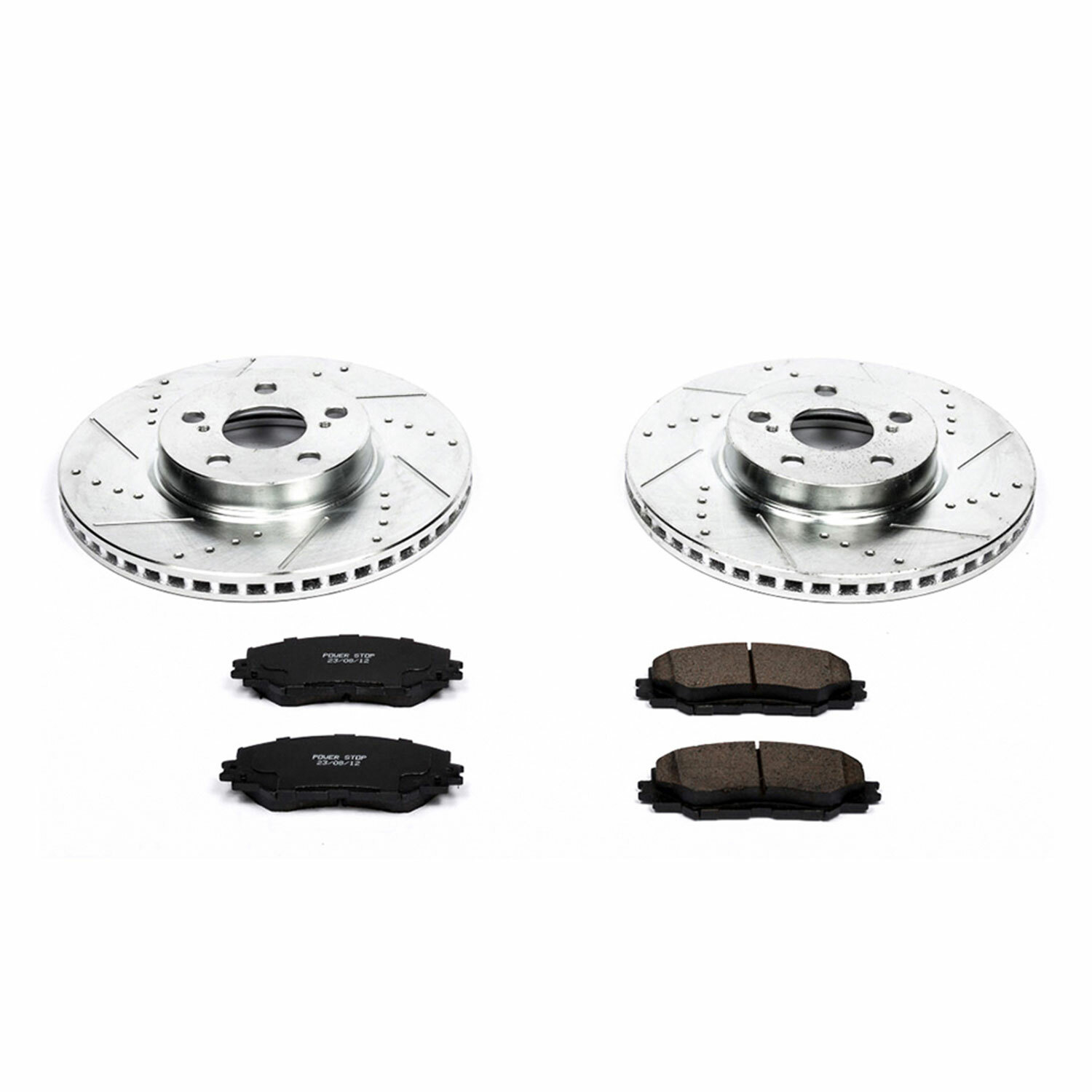Power Stop K4669 1-Click Z23 Evolution Sport Brake Kit for 09-19 Toyota Corolla
