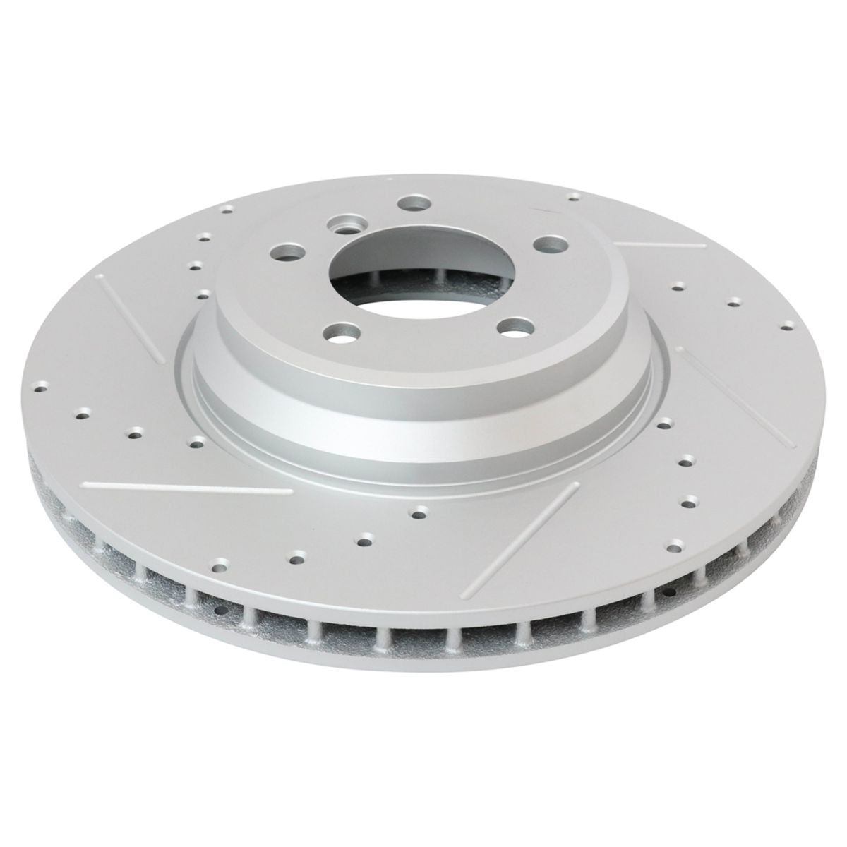 Front & Rear Performance Brake Rotor Drilled Slotted Coated Kit for BMW