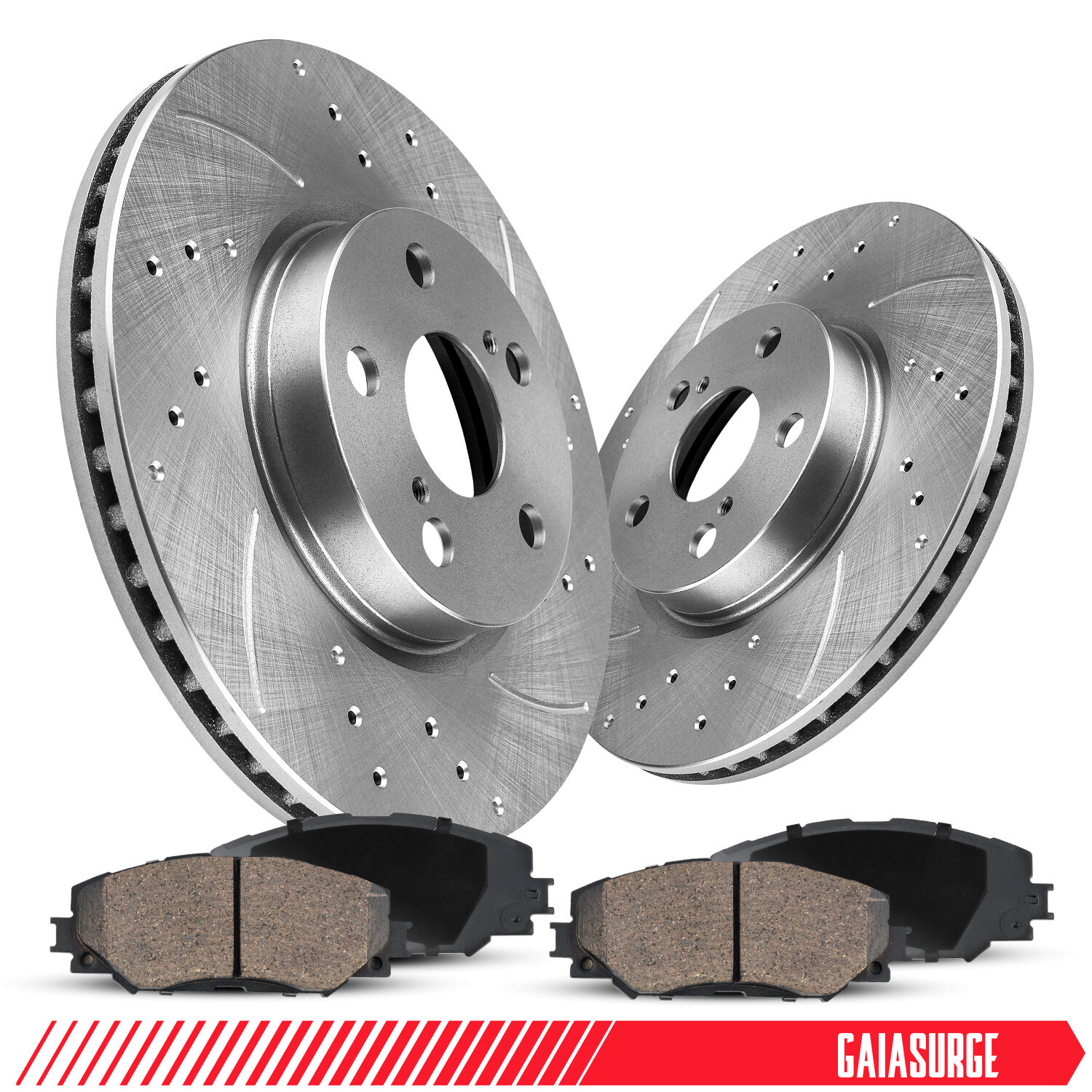 Front Disc Rotors + Brake Pads for 2002 – 2006 Chevy Equinox Torrent Saturn Vue