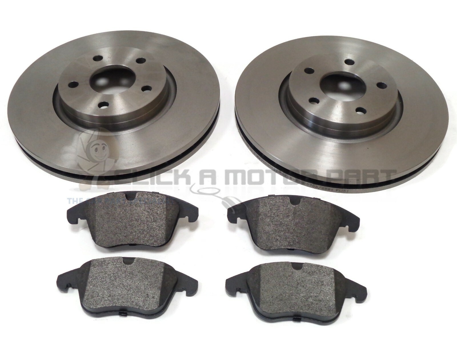 FORD MONDEO MK4 2007-2015 FRONT 2 BRAKE DISCS AND PADS ( 13.5MM BOLT HOLE SIZE )